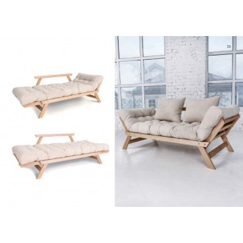 SOFA ASAMI + MATERAC FUTON 80 X 200 bawełna